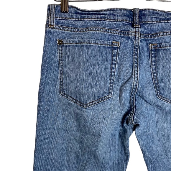 Banana Republic Factory Mid Rise Boot Cut Jeans Medium Blue Wash Denim 28 6 - Picture 10 of 16